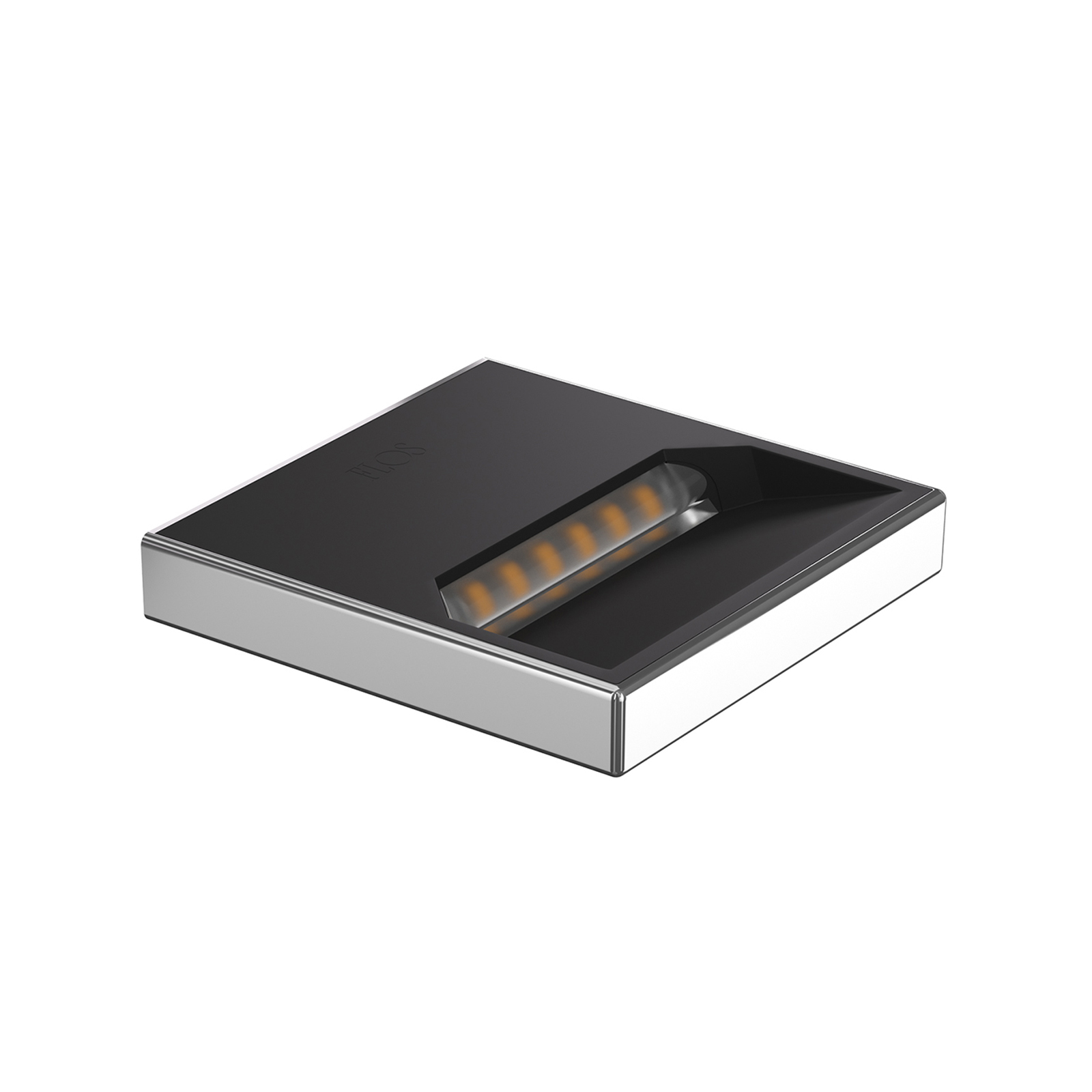 Flos - Lampe Fort Knox Wall LED Mini Polished Aluminium