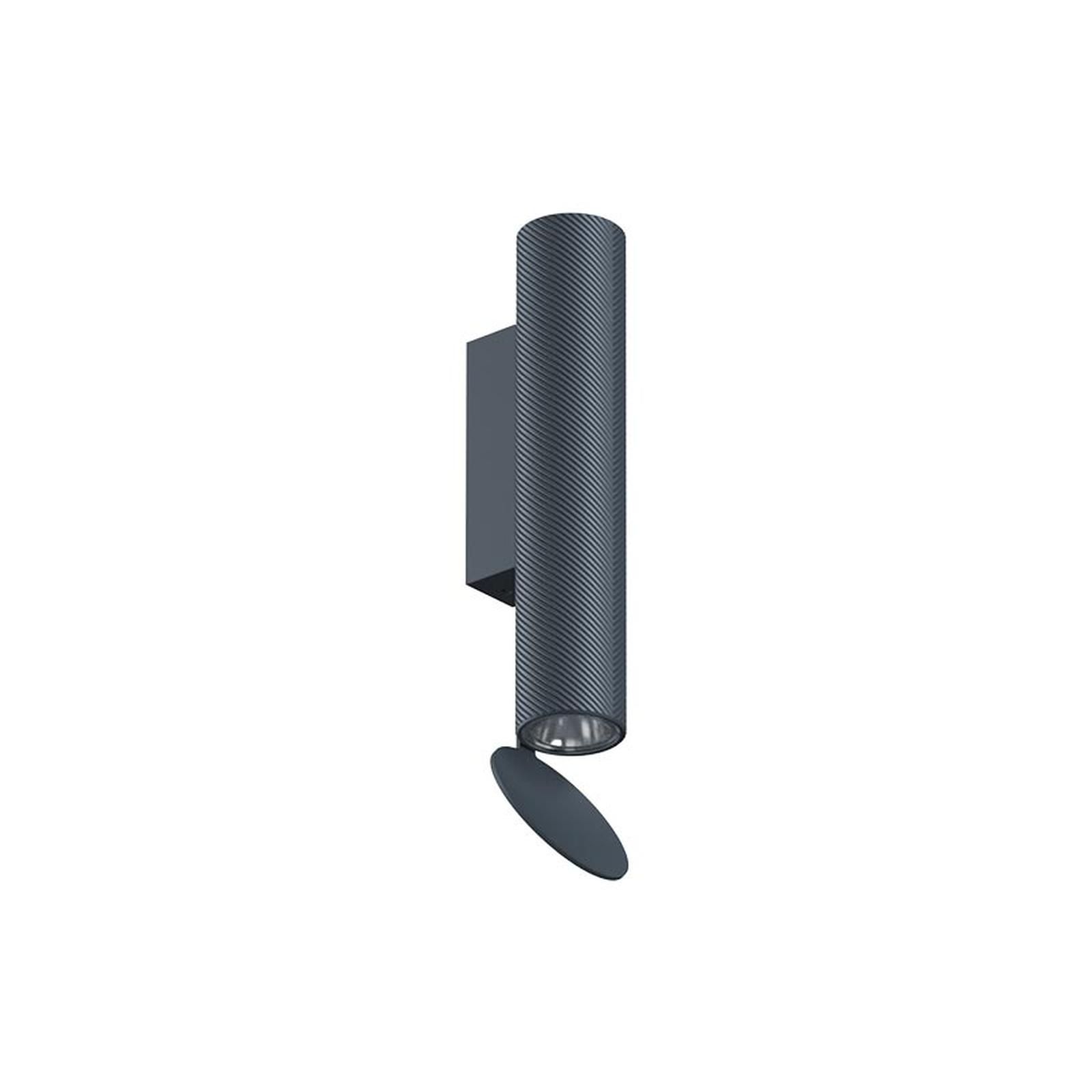 Flos - Lampe Flauta H225 Spiga Anodized Blue Steel