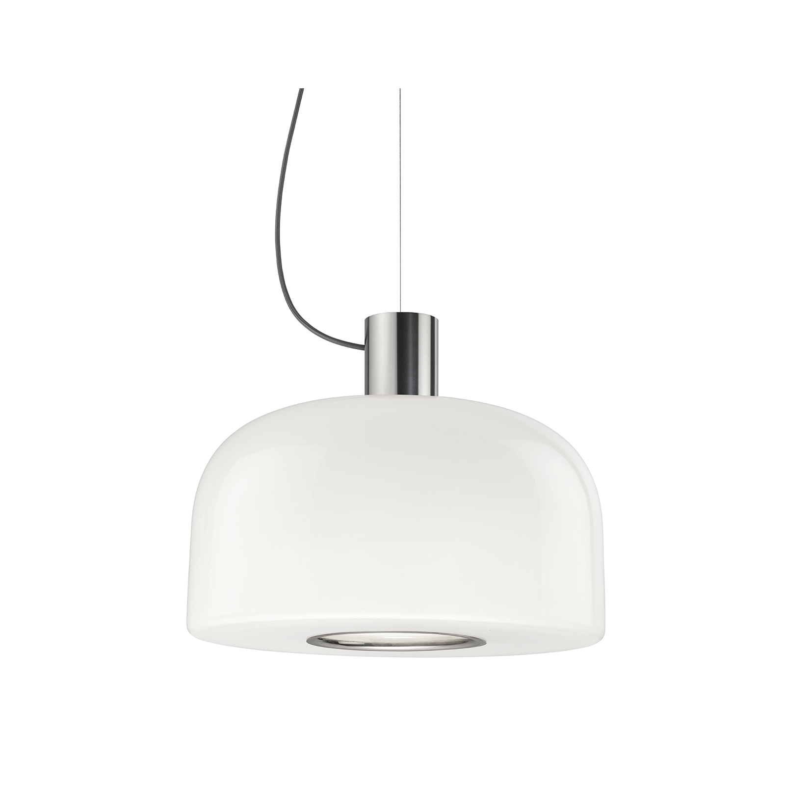 Flos Alluminio - Bellhop Glass S2 - Lampada A Sospensione