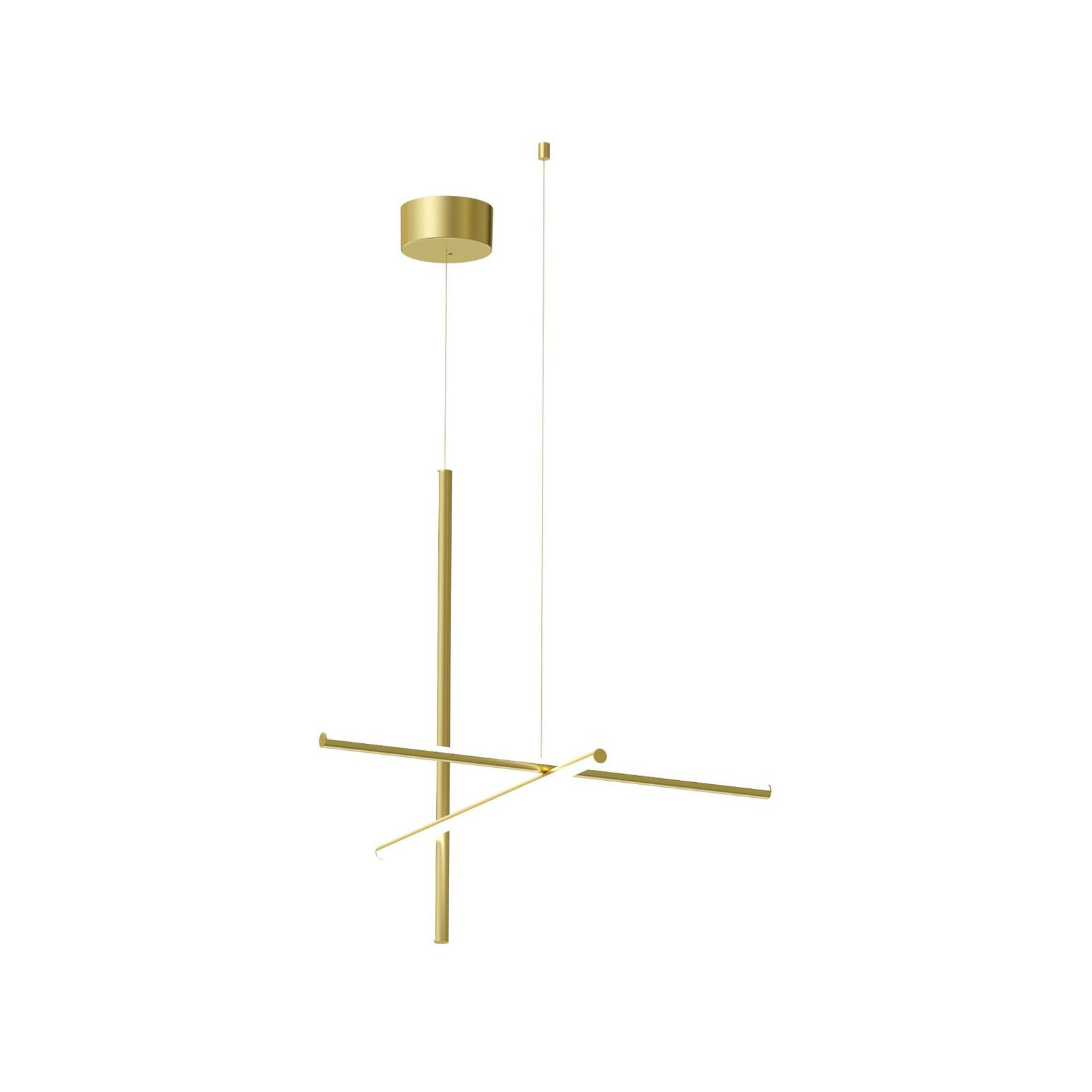 Flos - Lampe Coordinates Suspension 1 Anodized Champagne