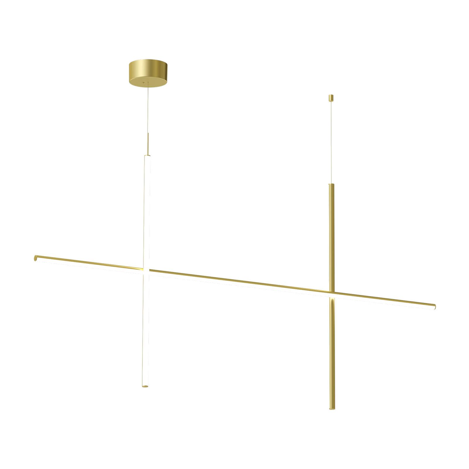 Flos - Lampe Coordinates Suspension 2 Anodized Champagne