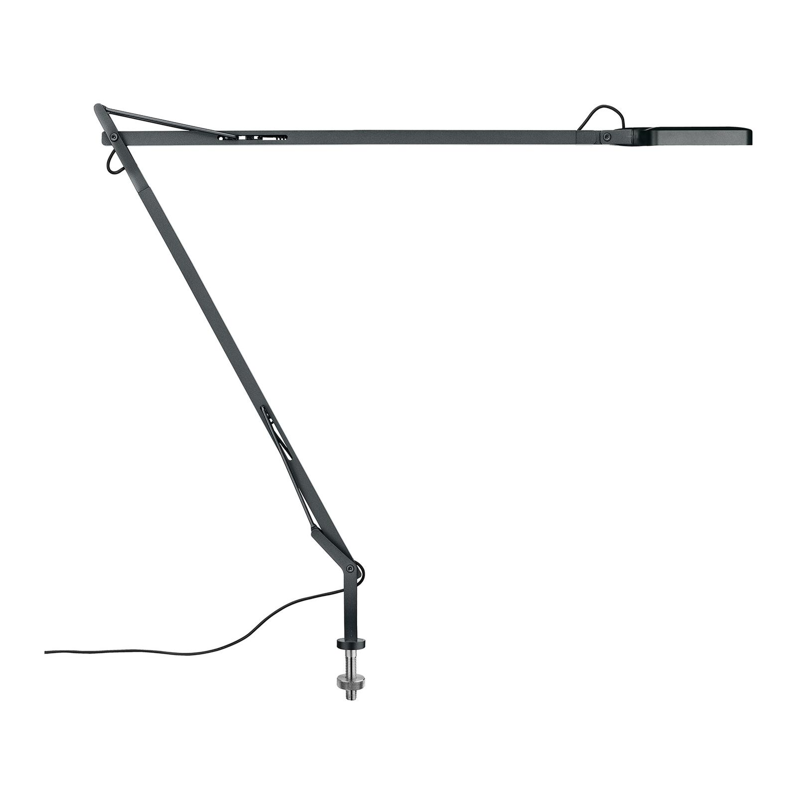 Flos - Lampe Kelvin Led Desk support visible cable Anthracite