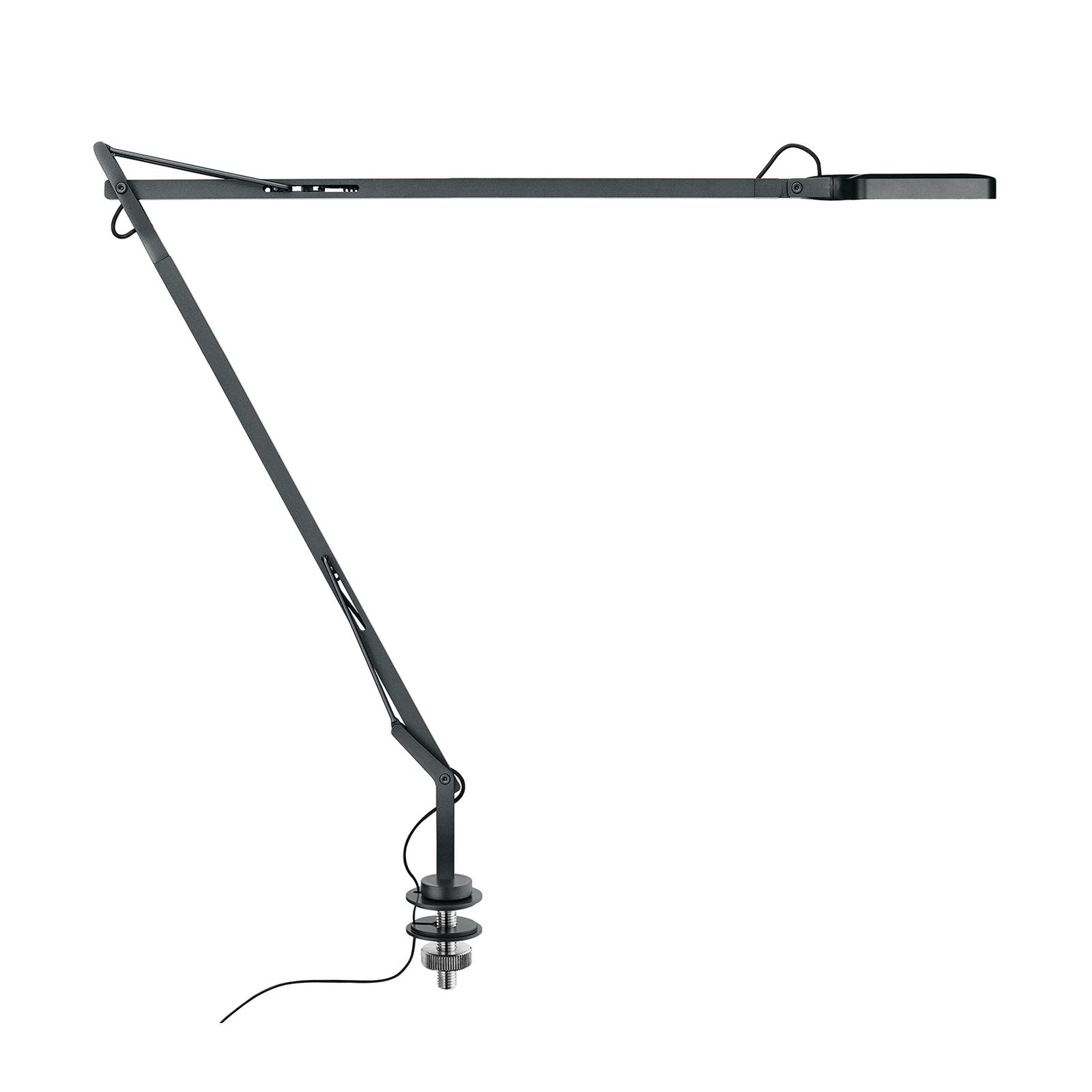 Flos - Lampe Kelvin Led Desk support hidden cable Anthracite