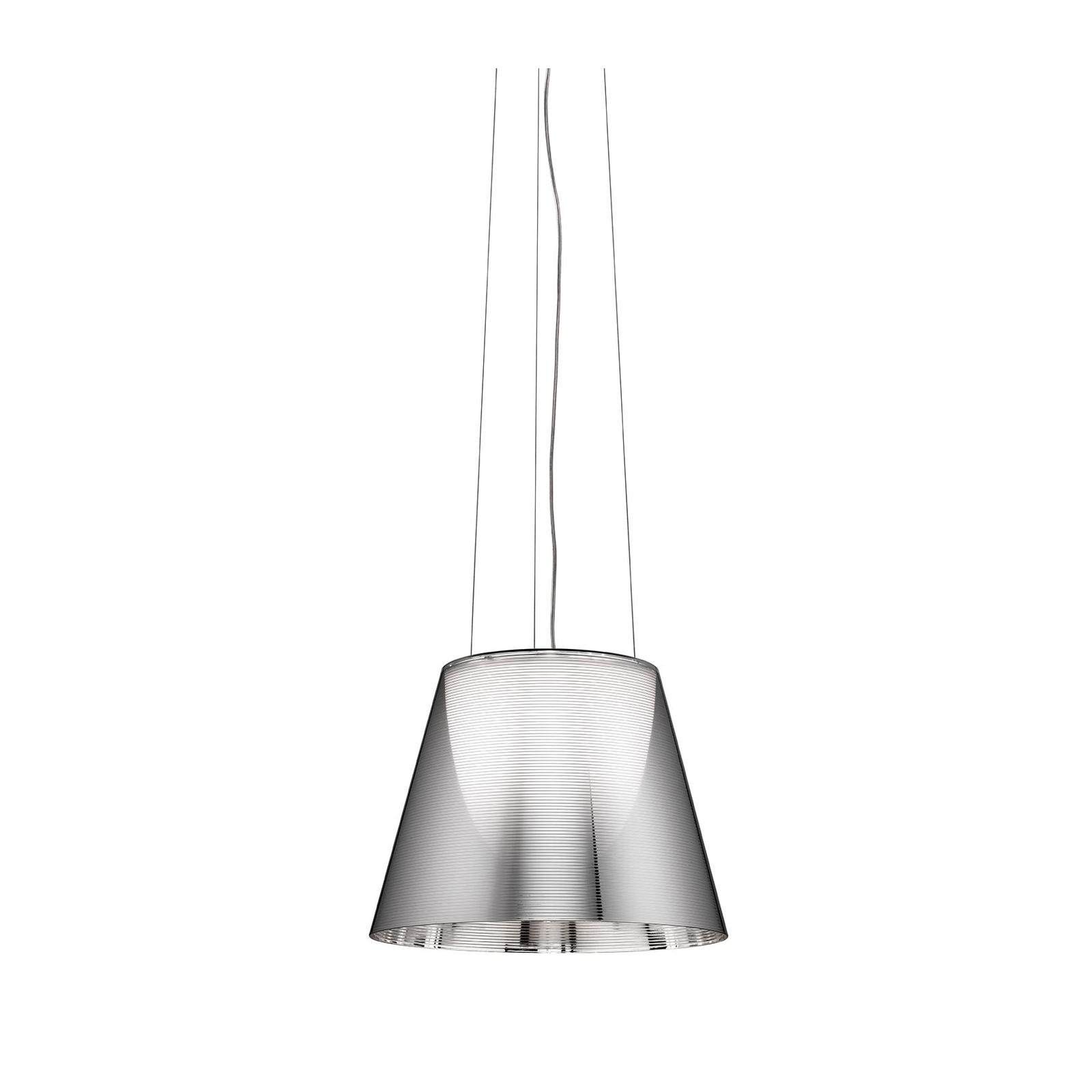 Flos Argent - Lampe Ktribe Suspension 2 Aluminized Silver