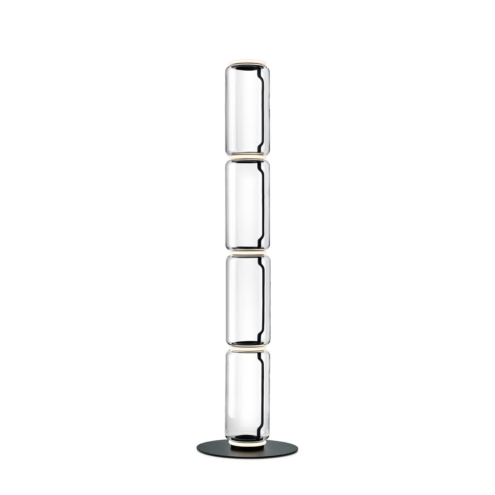 Flos - Lampe Noctambule Floor 4 High Cylinder Big Base Black